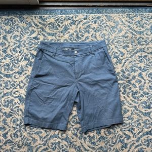 Lululemon Oxford shorts 9inch length waist 30 color blue